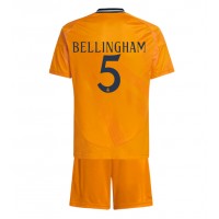 Camiseta Real Madrid Jude Bellingham #5 Segunda Equipación Replica 2024-25 para niños mangas cortas (+ Pantalones cortos)